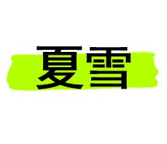 夏雪